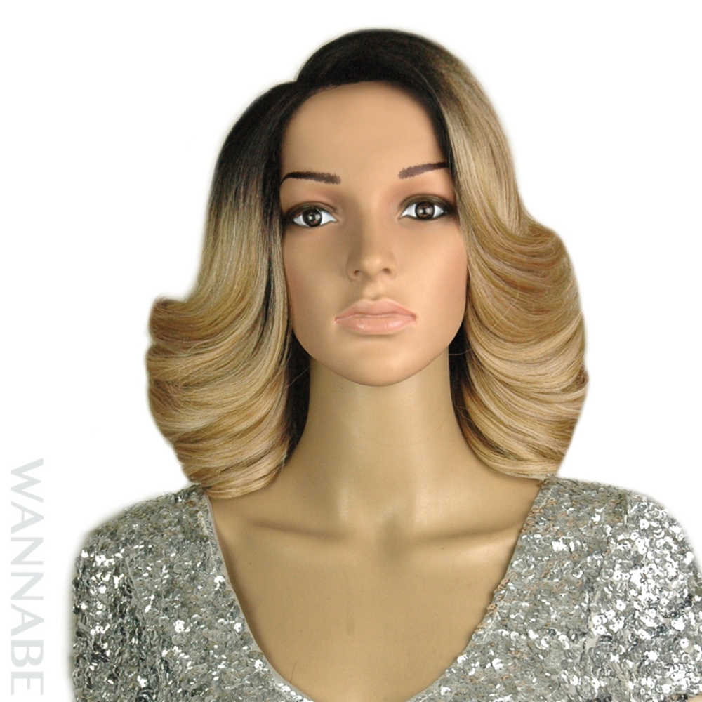 Jet Black Synthetic Wig